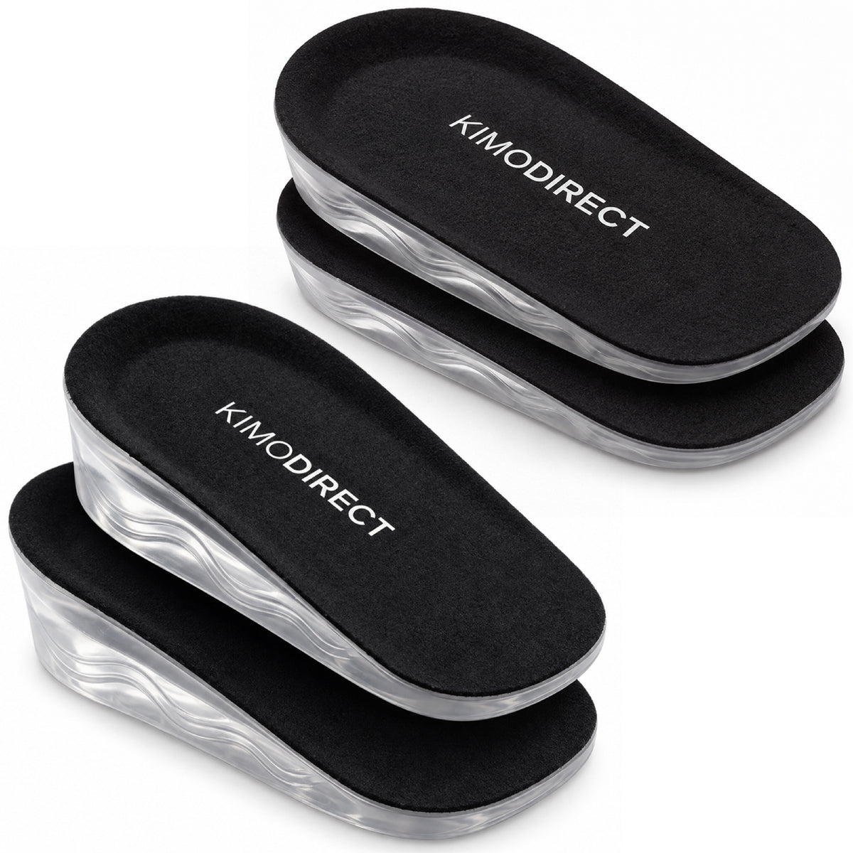 KIMO DIRECT Hakverhoger 2 paar - Hoogte 1.5cm en 2.5cm