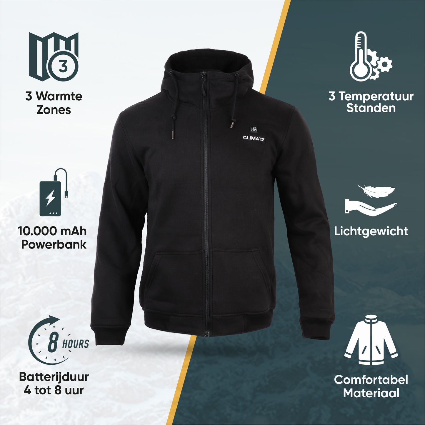 Climatz Verwarmde Hoodie