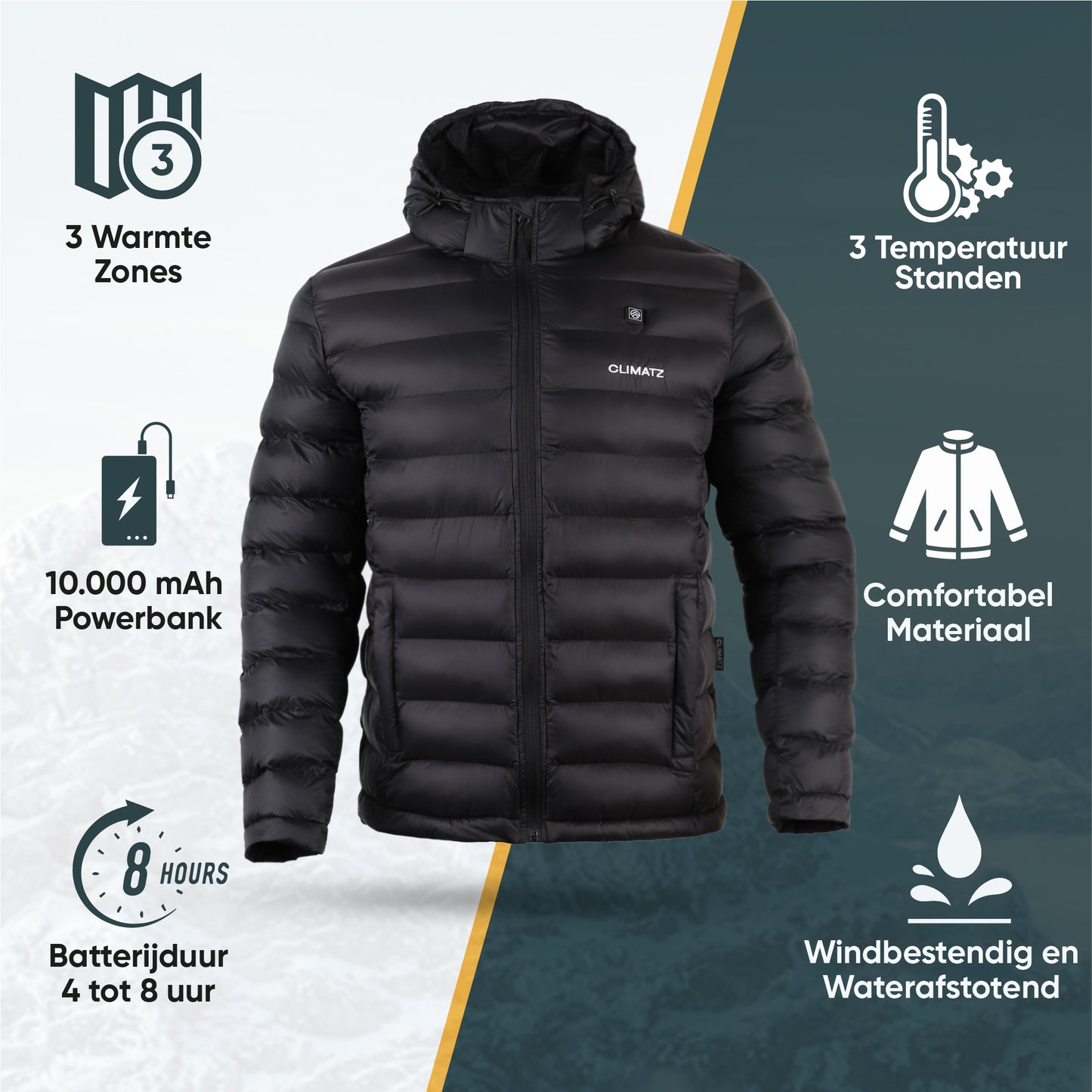 Climatz Verwarmde Jas