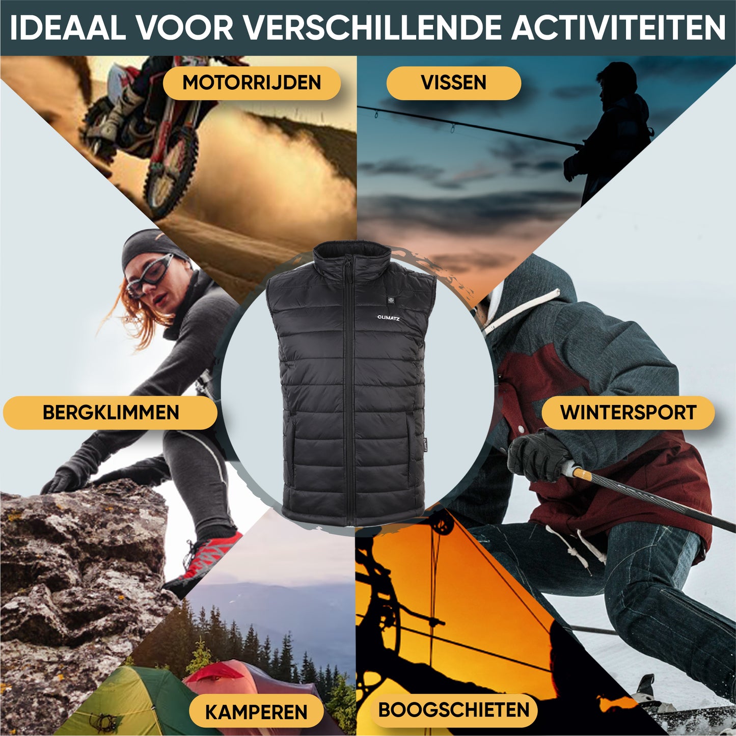 Climatz Verwarmde Bodywarmer