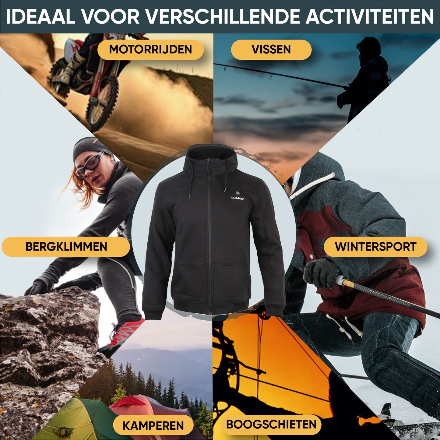 Climatz Verwarmde Hoodie