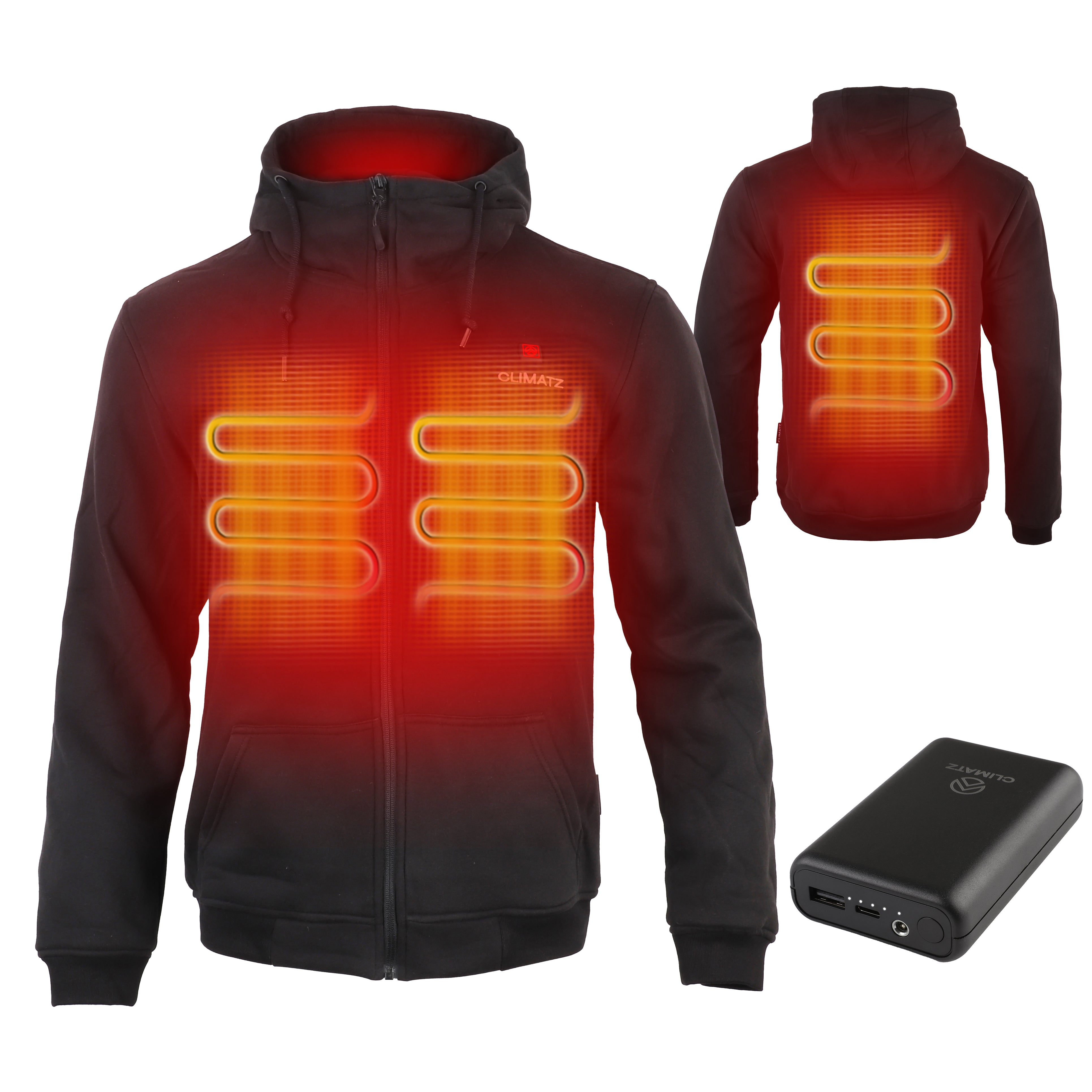 Climatz Verwarmde Hoodie met 10.000 mAh Powerbank