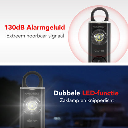 KIMO DIRECT Persoonlijk Alarm met Karabijnhaak