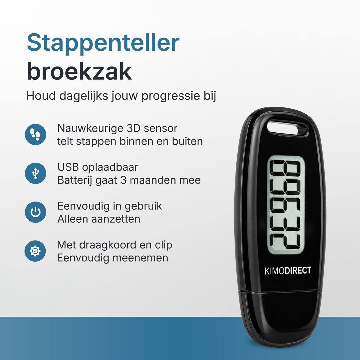 Eenvoudige Stappenteller USB
