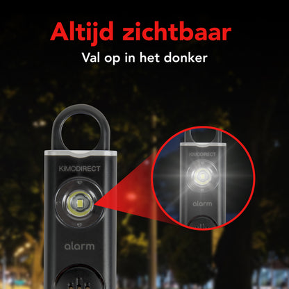 KIMO DIRECT Persoonlijk Alarm met Karabijnhaak
