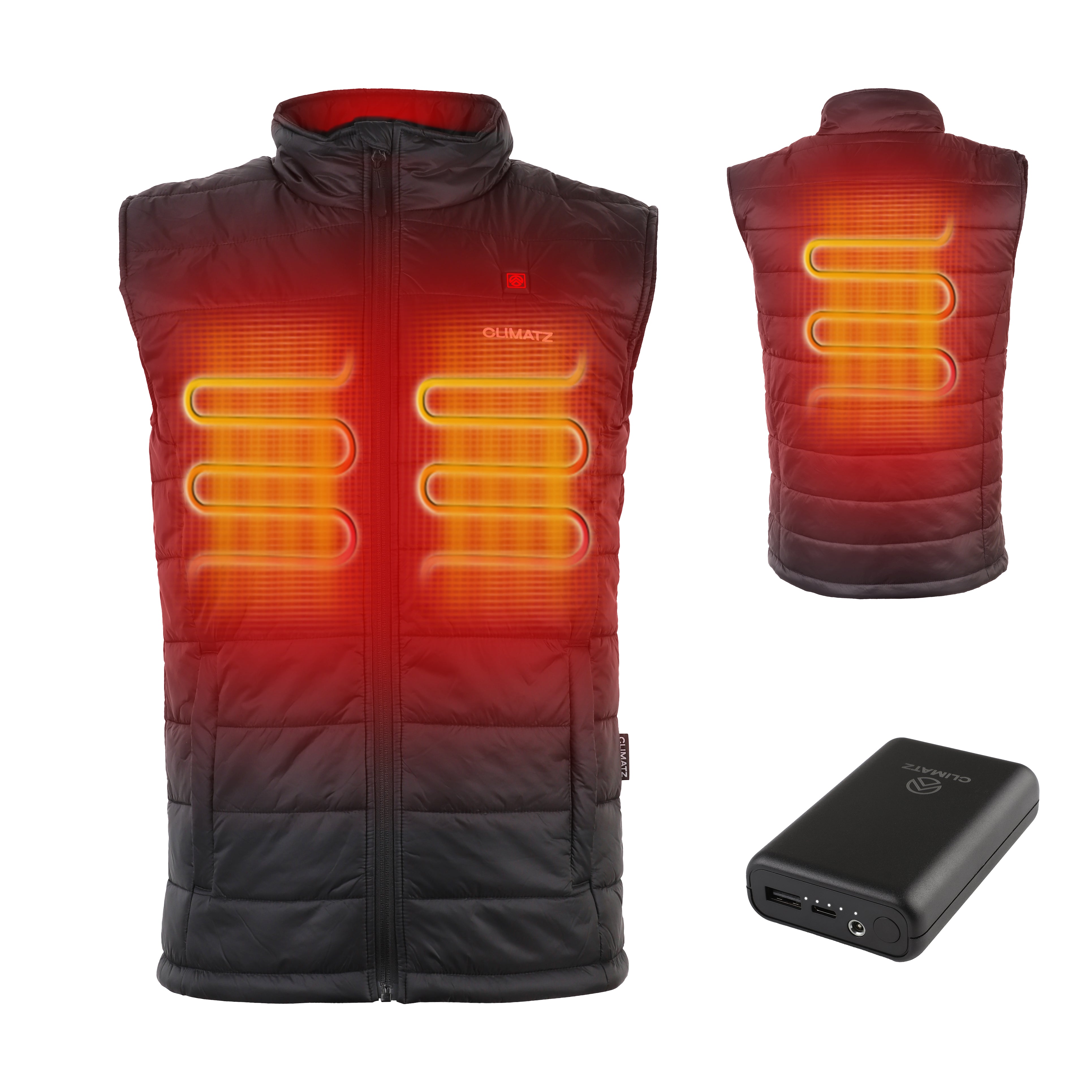 Climatz Verwarmde Bodywarmer met 10.000 mAh Powerbank - Unisex