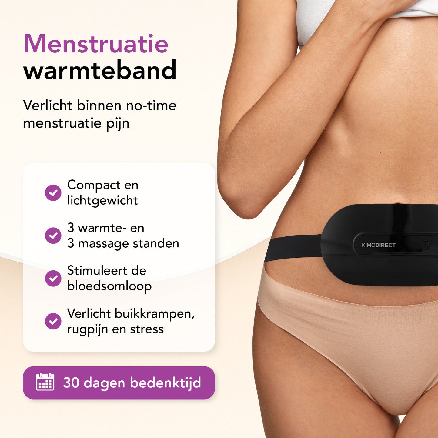 KIMO DIRECT Menstruatie Warmteband