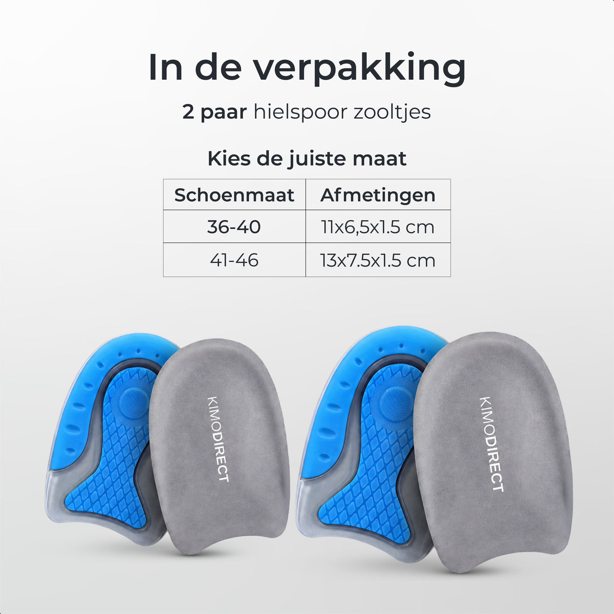 KIMO DIRECT Hielspoor Zooltjes 4 Stuks