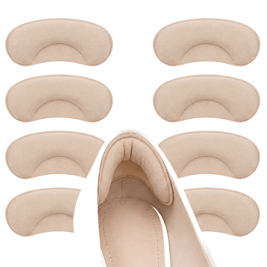 KIMO DIRECT hielbeschermers 8 stuks in beige