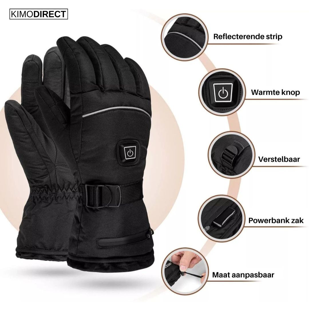 KIMO DIRECT Verwarmde Handschoenen - Unisex